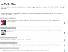 Tablet Screenshot of ineffablebliss.blogspot.com