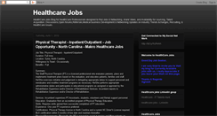 Desktop Screenshot of jobs4healthcare.blogspot.com