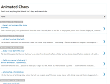 Tablet Screenshot of animated-chaos.blogspot.com