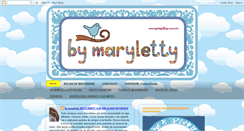 Desktop Screenshot of bymaryletty.blogspot.com