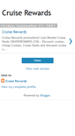 Mobile Screenshot of cruiserewards.blogspot.com
