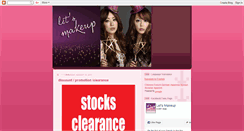 Desktop Screenshot of letsmakeup1.blogspot.com