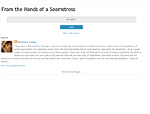 Tablet Screenshot of fromthehandsofaseamstress.blogspot.com