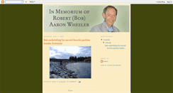 Desktop Screenshot of bobwheelermemoriam.blogspot.com
