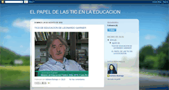 Desktop Screenshot of elpapeldelasticenlaeducacion.blogspot.com