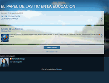 Tablet Screenshot of elpapeldelasticenlaeducacion.blogspot.com