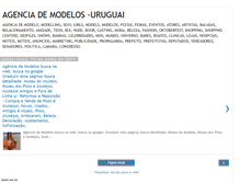 Tablet Screenshot of agenciamodelosdeuruguai.blogspot.com
