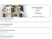 Tablet Screenshot of mortgage-loaninfo.blogspot.com