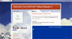 Desktop Screenshot of englishforthe21stcentury.blogspot.com