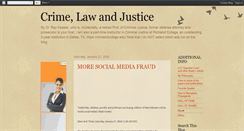 Desktop Screenshot of crimelawandjustice.blogspot.com