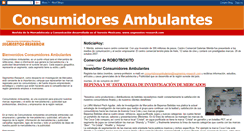 Desktop Screenshot of consumidoresambulantes.blogspot.com