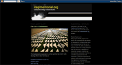 Desktop Screenshot of iraqimemorial.blogspot.com