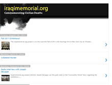 Tablet Screenshot of iraqimemorial.blogspot.com