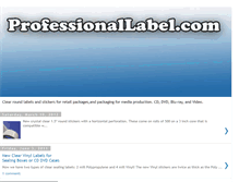 Tablet Screenshot of professionallabel.blogspot.com
