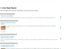 Tablet Screenshot of ilikebadmusic.blogspot.com