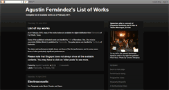 Desktop Screenshot of fernandezworks.blogspot.com