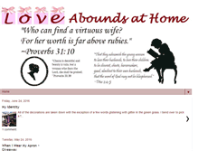 Tablet Screenshot of loveaboundsathome.blogspot.com