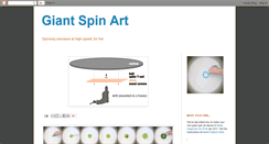 Desktop Screenshot of giantspinart.blogspot.com