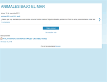 Tablet Screenshot of lavidadelosanimalesacuaticos.blogspot.com