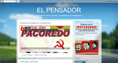 Desktop Screenshot of elpensador20000.blogspot.com