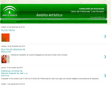 Tablet Screenshot of ambitoartistico.blogspot.com