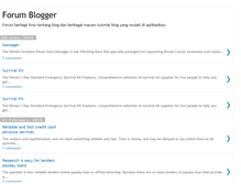 Tablet Screenshot of forum-blogging.blogspot.com