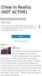 Mobile Screenshot of chloeinfinite.blogspot.com