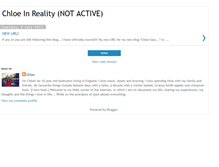 Tablet Screenshot of chloeinfinite.blogspot.com
