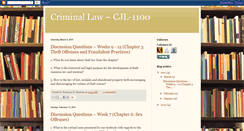 Desktop Screenshot of crimlaw2011.blogspot.com