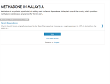 Tablet Screenshot of malaysia-methadone.blogspot.com