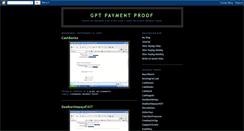 Desktop Screenshot of gptpaymentproof.blogspot.com
