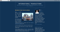 Desktop Screenshot of internationaltransactions.blogspot.com