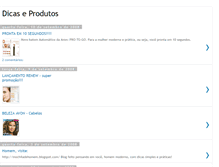 Tablet Screenshot of dicaseprodutos.blogspot.com