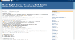 Desktop Screenshot of charitybaptistchurch.blogspot.com