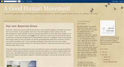 Desktop Screenshot of agoodhumanmovement.blogspot.com