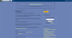 Desktop Screenshot of infopatriots.blogspot.com