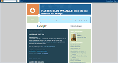Desktop Screenshot of master-blog-walqa-huesca.blogspot.com