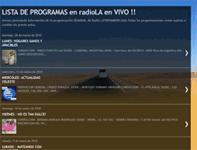 Tablet Screenshot of nuestraprogramacion-radiola.blogspot.com