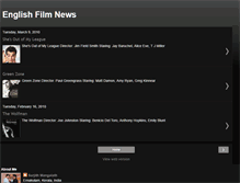 Tablet Screenshot of englishfilmnews.blogspot.com