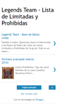 Mobile Screenshot of legendsteam2008-bannlist.blogspot.com