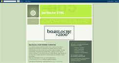 Desktop Screenshot of bariloche2100.blogspot.com