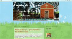 Desktop Screenshot of legiaodemariacruzeirodosul.blogspot.com