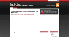 Desktop Screenshot of emo-hairstyles-pict.blogspot.com