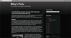 Desktop Screenshot of brayspicks.blogspot.com