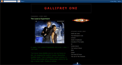 Desktop Screenshot of gallifrey-one.blogspot.com