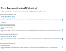 Tablet Screenshot of bp-monitor-review.blogspot.com