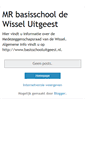 Mobile Screenshot of mrdewisseluitgeest.blogspot.com