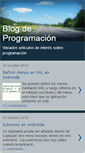 Mobile Screenshot of blogdeprogramacion.blogspot.com