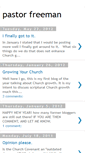 Mobile Screenshot of pastorfreeman.blogspot.com