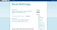 Desktop Screenshot of boostmyenergy.blogspot.com